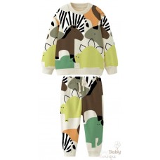 Zebra desenli takım