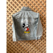 Mickey Mouse Unisex Denim Ceket