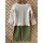 Olive  muslin bowie pantolon özel tasarım 